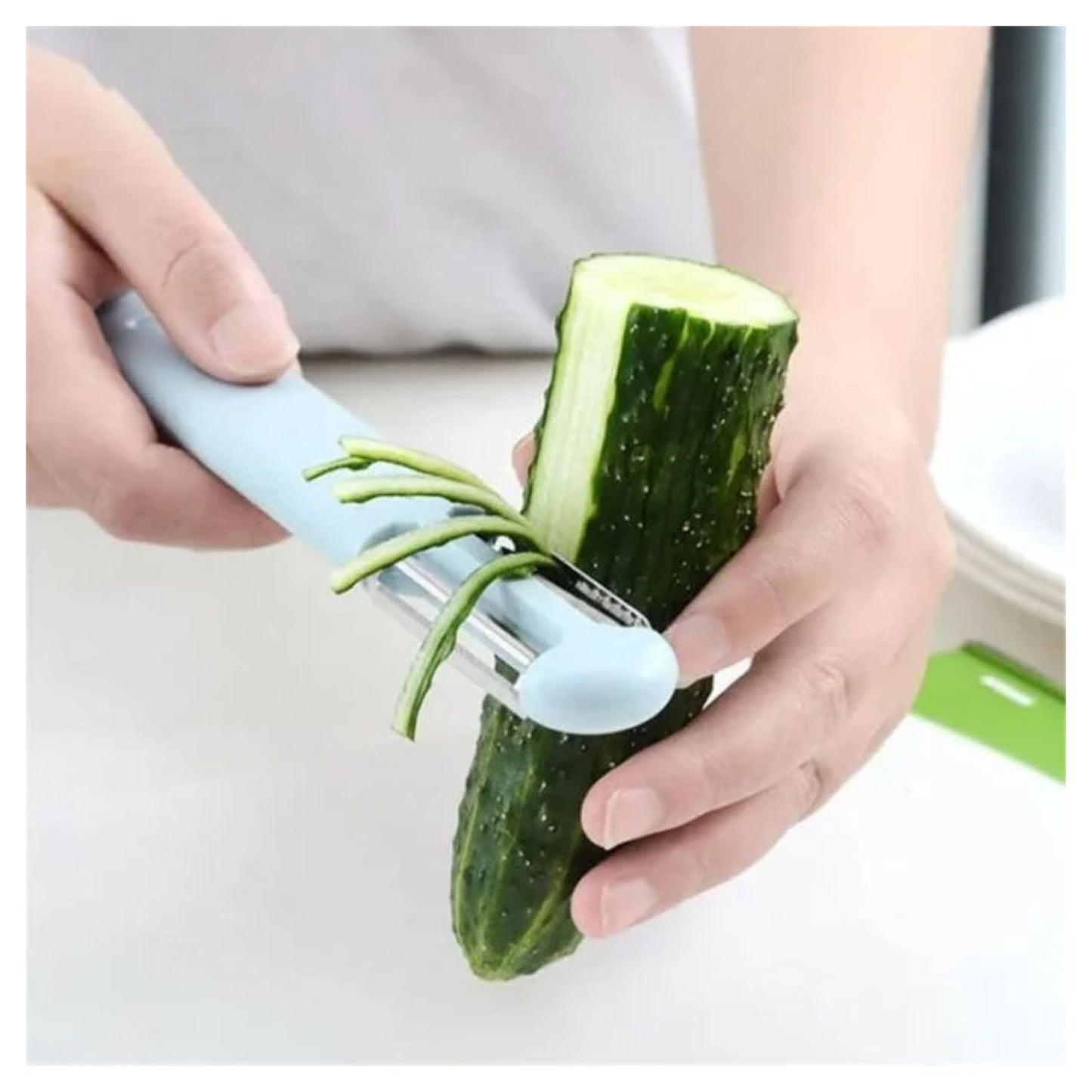 Cuchillo pelador 3 en 1 multifuncional a